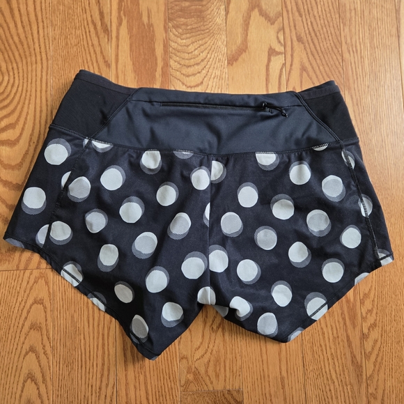 Oiselle Polka Dot Toolbelt Rogas Size 4 - Picture 2 of 4
